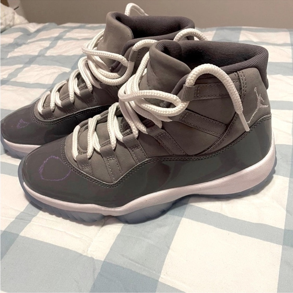 Nike Air Jordan Gray and White Sneakers